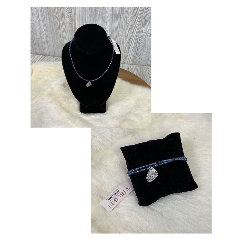 NWT Peyote Bird Free Spirit Sterling Silver 925 Glass Bead Necklace Wrap Bracele